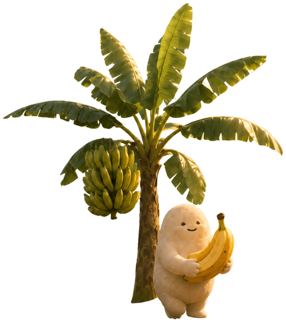 El Sobber recoge banana