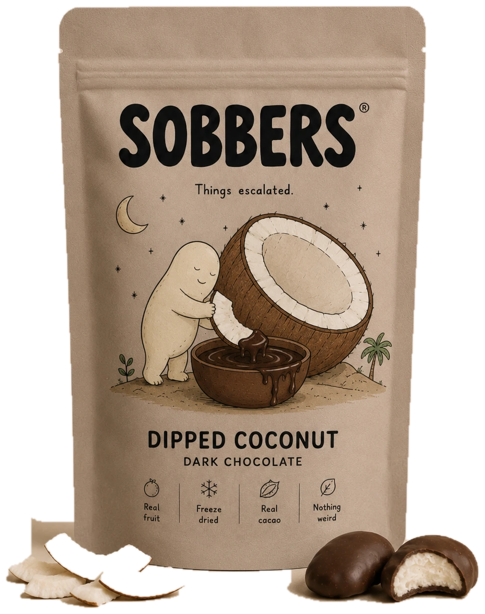 Sobbers Dipped Coconut